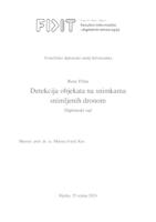 Detekcija objekata na snimkama snimljenih dronom