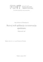 Razvoj web aplikacije za rezervaciju apartmana