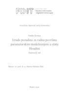 Izrada pozadina za radnu površinu parametarskim modeliranjem u alatu Houdini