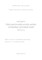 Izlučivanje hrvatskih jezičnih značajki za Fujisakijev prozodijski model