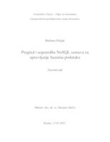 Pregled i usporedba NoSQL sustava za upravljanje bazama podataka
