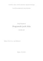 prikaz prve stranice dokumenta Programski jezik julia