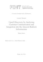 prikaz prve stranice dokumenta Upsell Discovery by Analysing Customer Communication and Integration into the Amazon Bedrock Infrastructure