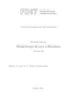 prikaz prve stranice dokumenta Modeliranje drveća u Blenderu