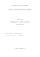 prikaz prve stranice dokumenta Programski jezik Scratch