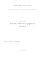 prikaz prve stranice dokumenta Robotska automatizacija procesa