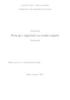 prikaz prve stranice dokumenta Principi i algoritmi za izradu snipeta