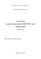 prikaz prve stranice dokumenta LARAVEL FRAMEWORK U PHP MVC WEB APLIKACIJAMA