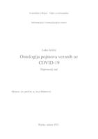 prikaz prve stranice dokumenta Ontologija pojmova vezanih za COVID-19