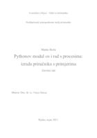 prikaz prve stranice dokumenta Pythonov modul os i rad s procesima: izrada priručnika s primjerima